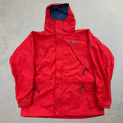 F- Vintage Patagonia Hooded Winter Jacket - M