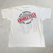 J- Vintage '91 Rik Emmett Absolutely On Tour Picture Made In USA Single Stitch Tee - XL