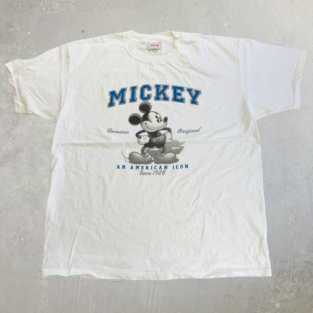 J- Vintage Disney Mickey Mouse American Icon Graphic Tee - XL