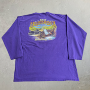 J- Vintage '96 Harley Davidson Stroudsburg Pa Graphic Made In USA Long Sleeve Henley Tee - XL