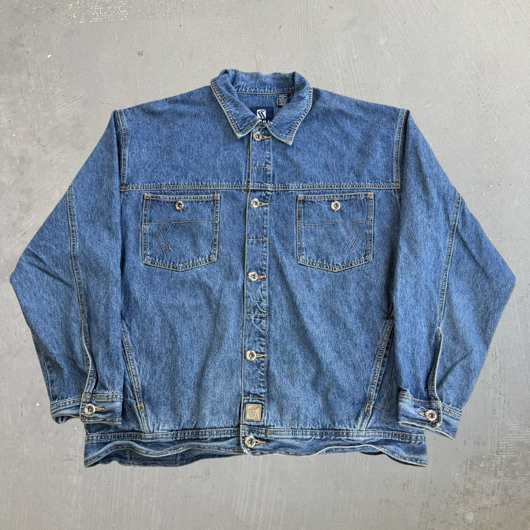 J- Vintage 90s Karl Kani Jeans Denim Jacket - XL