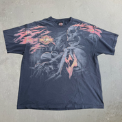 J- '14 Harley Davidson Cancun Mexico Jumbo Print Graphic Tee - XL