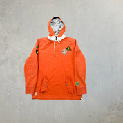 F- Vintage Polo Ralph Lauren Ski Patrol Hooded Rugby Shirt