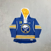 F- Buffalo Sabers Jack Eichel NHL Old Time Hockey Jersey Style Hoodie