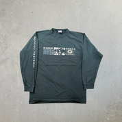 F- Vintage Green Bay Packers NFL Starter Text Made In USA Long Sleeve Tee