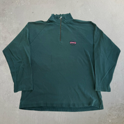 J- Vintage Tommy Hilfiger Embroidered Graphic Quarter Zip Sweater - XL