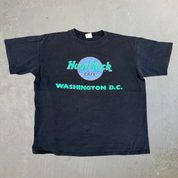 J- Vintage Hard Rock Cafe Washington DC Graphic Single Stitch Tee - XL