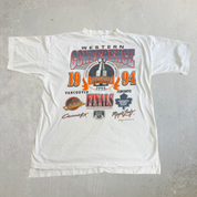 J- Vintage '94 NHL Vancouver Canucks Vs Toronto Maple Leafs Western Conference Finals Graphic Tee - L