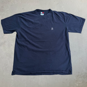 J- Vintage Tommy Hilfiger Embroidered Crest Tee - 2XL