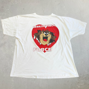 J- Vintage Looney Tunes 1989 Irresistible Force Tazmanian Devil Single Stitch Tee - XL
