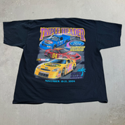 J- Vintage '04 Ford Nascar Triple Header Race Weekend Graphic Pocket Tee - 2XL