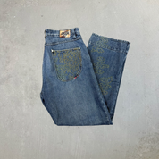 F- Vintage Coogi Embroidered Details Baggy Jeans