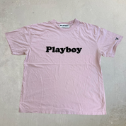 J- Vintage Playboy Felt Logo Tee - L