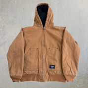 Youth Walls Blizzard Pruf Quilt Lined Zip Up Hooded Canvas Jacket - Youth XL