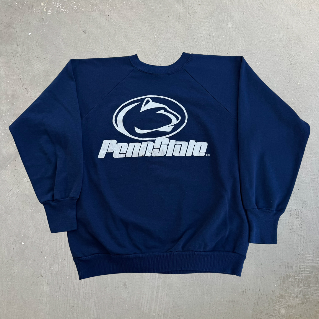 J- Vintage Penn State Nittany Lions Logo 7 Crewneck - M/L