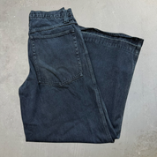 Vintage Elephant Legs Results Black Wide Leg Jeans - 30x31