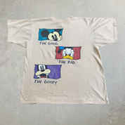 Vintage 90s Disney The Good, The Bad, The Goofy Graphic Made In Canada Tee - XL