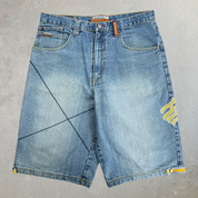 J- Vintage Rocawear Embroidered Logo Right Leg Carpenter Jorts - W36
