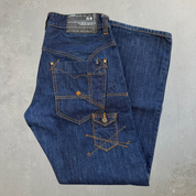 J- Vintage Y2K Rocawear Classic Fit Straight Leg Jeans - w34 (fits 34x32)