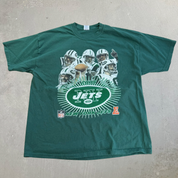 J- Vintage '05 New York Jets NFL Roster Picture Graphic Tee - 2XL