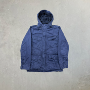 F- Vintage Gap & Pendleton Plaid Lined Zip Up Cargo Jacket