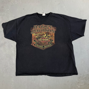 J-  Vintage '10 Harley Davidson Medicine Hat Canada Graphic Tee - 3XL