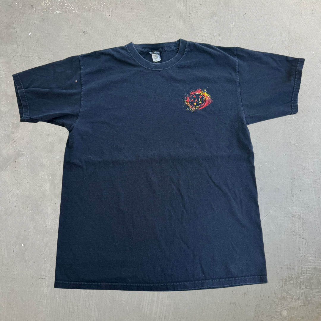 J- Vintage Maui & Sons Logo Graphic Tee - L