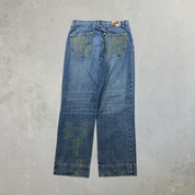 F- Vintage Coogi Embroidered Details Baggy Jeans