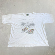 J- Vintage Northern Elements Too Many Fish Too Little Time Graphic Single Stitch Tee - XL