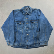 J- HOM Pink Floyd Dark Side Of The Moon Reworked Denim Jacket - L