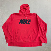 J- Vintage Y2K Nike Embroidered Text Graphic Hoodie - 2XL