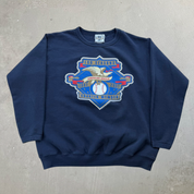 J- Vintage '01 100th MLB Season Graphic Lee Women's Crewneck - M