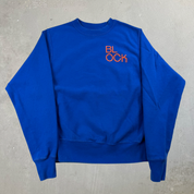 J- Vintage Champion Reverse Weave Block Text Crewneck - S