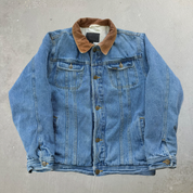 J- Vintage Lee Quilt Lined Denim Jacket - XL