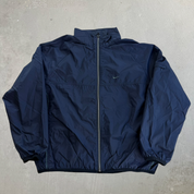 J- Vintage 90s Nike Embroidered Swoosh Lightweight Zip Up Jacket - L