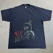 J- Vintage '03 Zion Bob Marley Get Up Stand Up Text & Graphic Tee - XL
