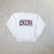 F- Vintage University Of Connecticut Uconn Huskies Crewneck