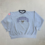 J- Vintage Baltimore Ravens NFL Lee Embroidered Logo & Text Crewneck - XL