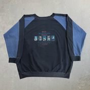 J- Vintage MLB Best World Series Team American Legends Graphic Crewneck - L