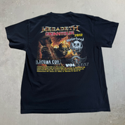J- Vintage '12 Megadeth Gigantour Graphic Tour Tee - L