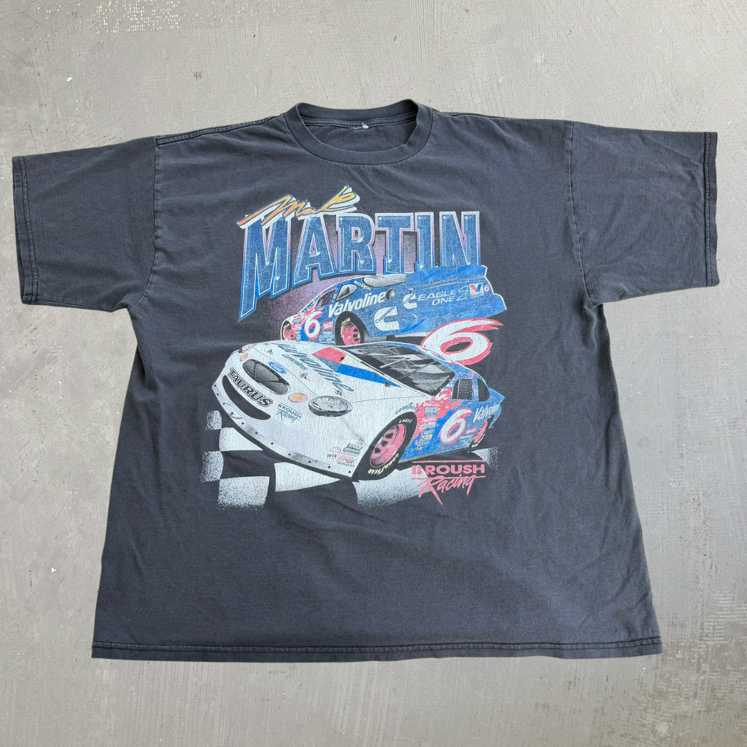 J- Vintage '99 Nascar Mark Martin Car Graphic Tee - XL