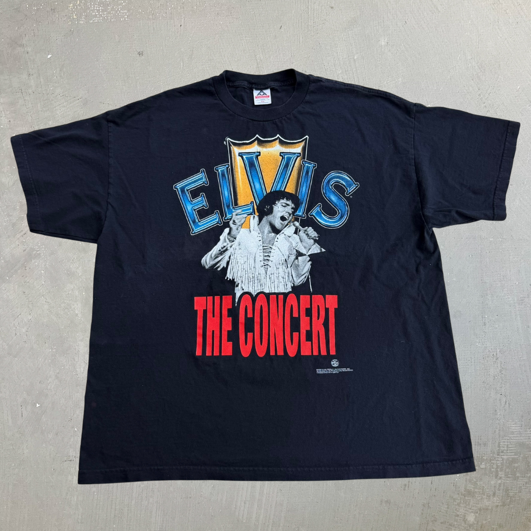 J- Vintage '00 Elvis The Concert World Tour Picture Tee - 2XL