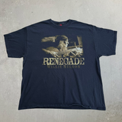 J- Vintage Zion Willie Nelson Renegade Picture Graphic Tee - XL