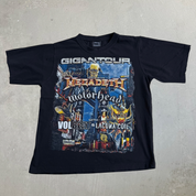 '12 Megadeth Gigantour Tour Graphic Tee - XL (fits M)