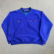 J- Vintage Columbia Made In USA Purple Pullover Polar Fleece - L