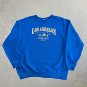 Reprint '95 NFL Los Angeles Chargers Super Bowl 29 Embroidered Crewneck - S