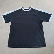 J- Vintage Nike Embroidered Center Swoosh Raglan Tee - L