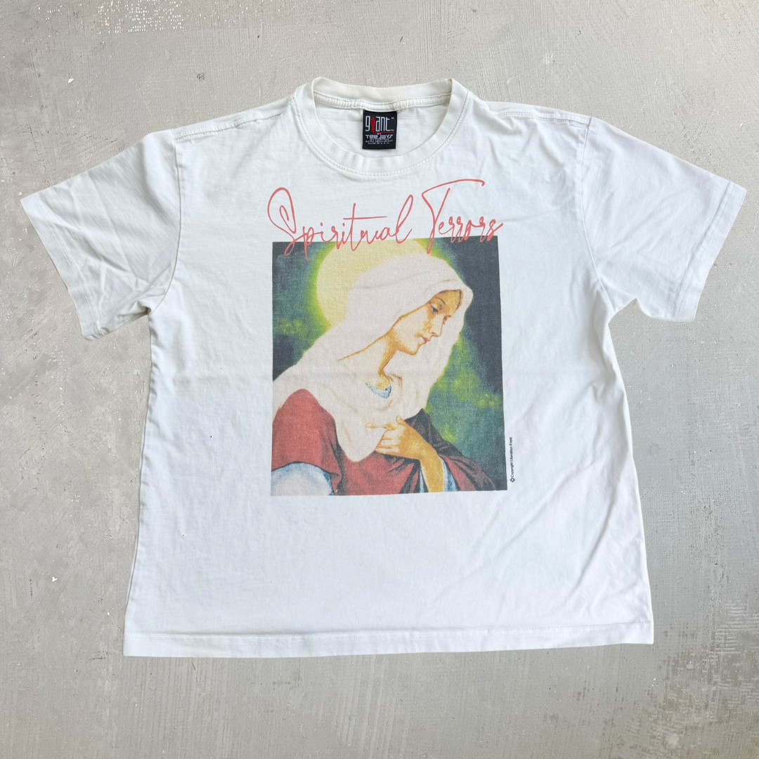 J- Saint Michael Spiritual Maria Streetwear Graphic Tee - M