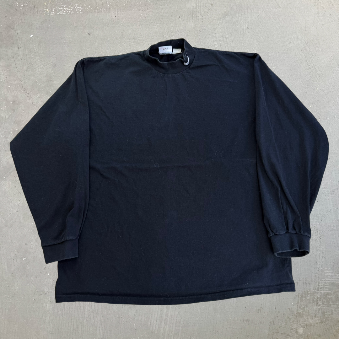 J- Vintage Nike Embroidered Swoosh Made In USA Long Sleeve Tee - XL