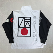 J- Vintage Adidas Of Japan Graphic & Text Quarter Zip Crewneck - S